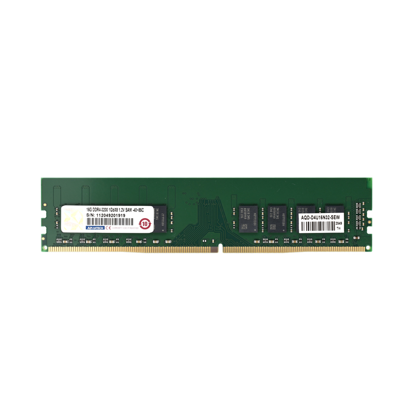 AQD-D4U16N32-SEW - Advantech 16G DDR4-3200 1GbX8 1.2V SAM -40~85C ...